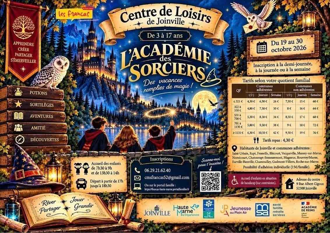 Illustration de l'événement : Académie des sorciers