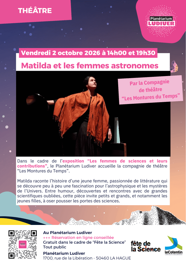 Illustration de l'événement : Théâtre "Matilda et les femmes astronomes"