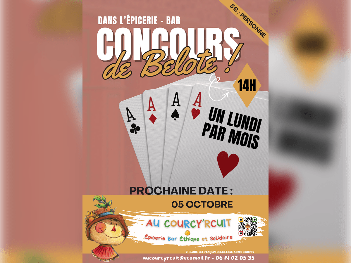 Illustration de l'événement : Concours de belote