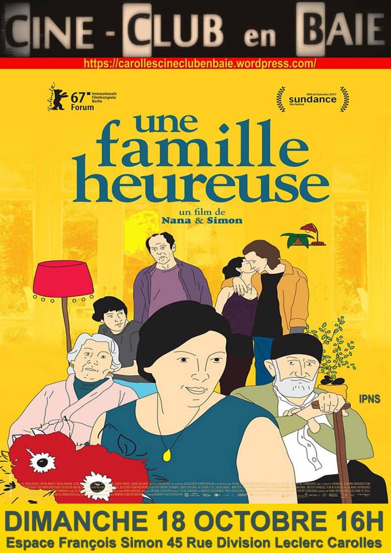Illustration de l'événement : Cinéclub en baie présente "Une famille heureuse" de Simon Grob