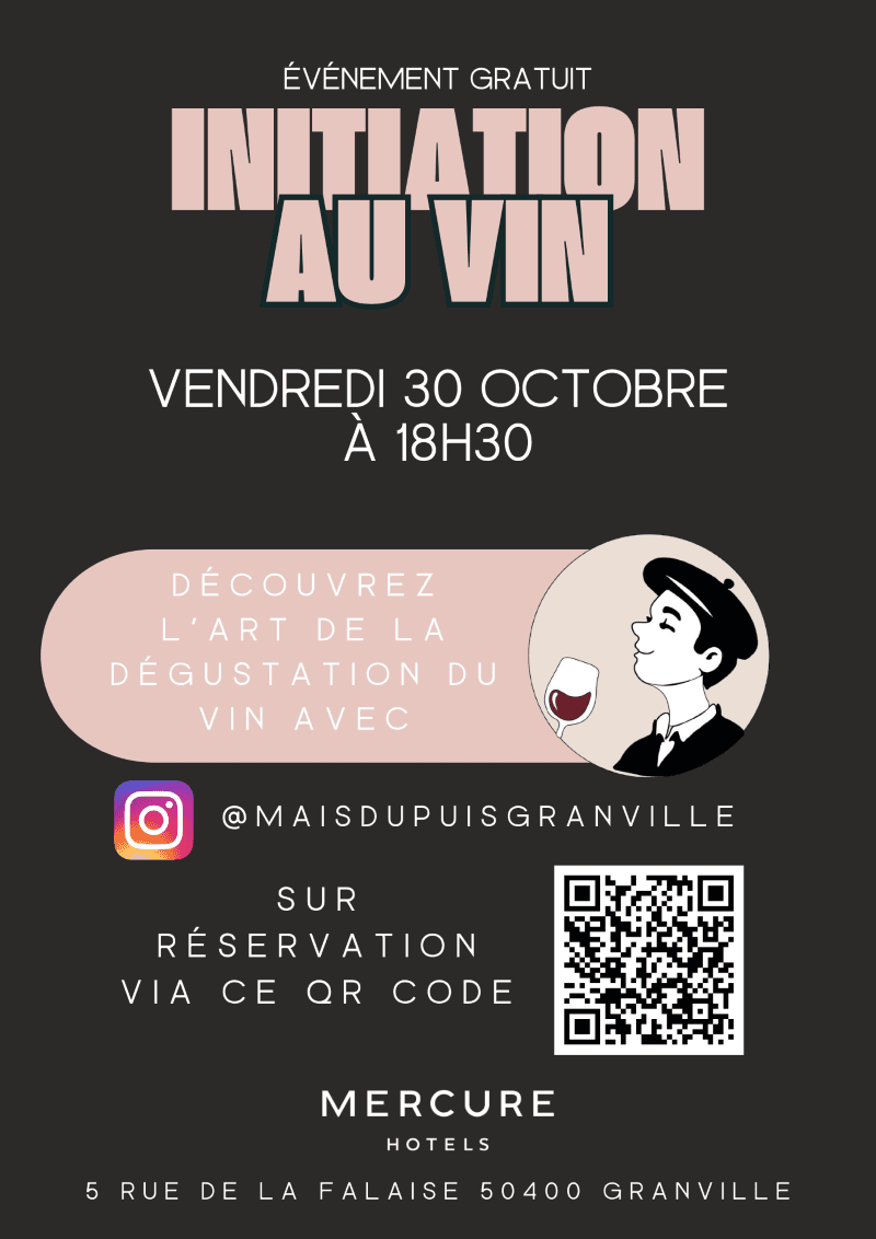 Illustration de l'événement : Initiation au vin avec Paul