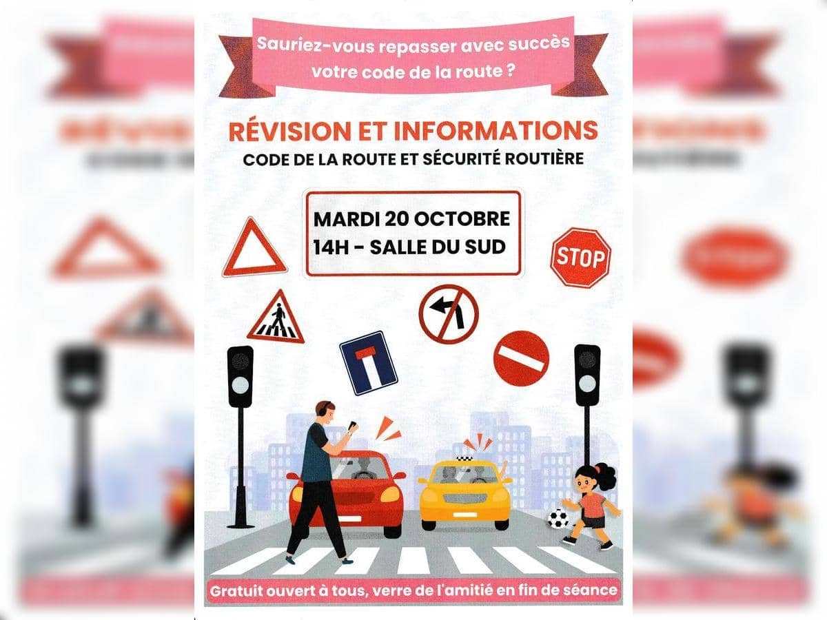 Illustration de l'événement : Révision du code de la route et prévention routière