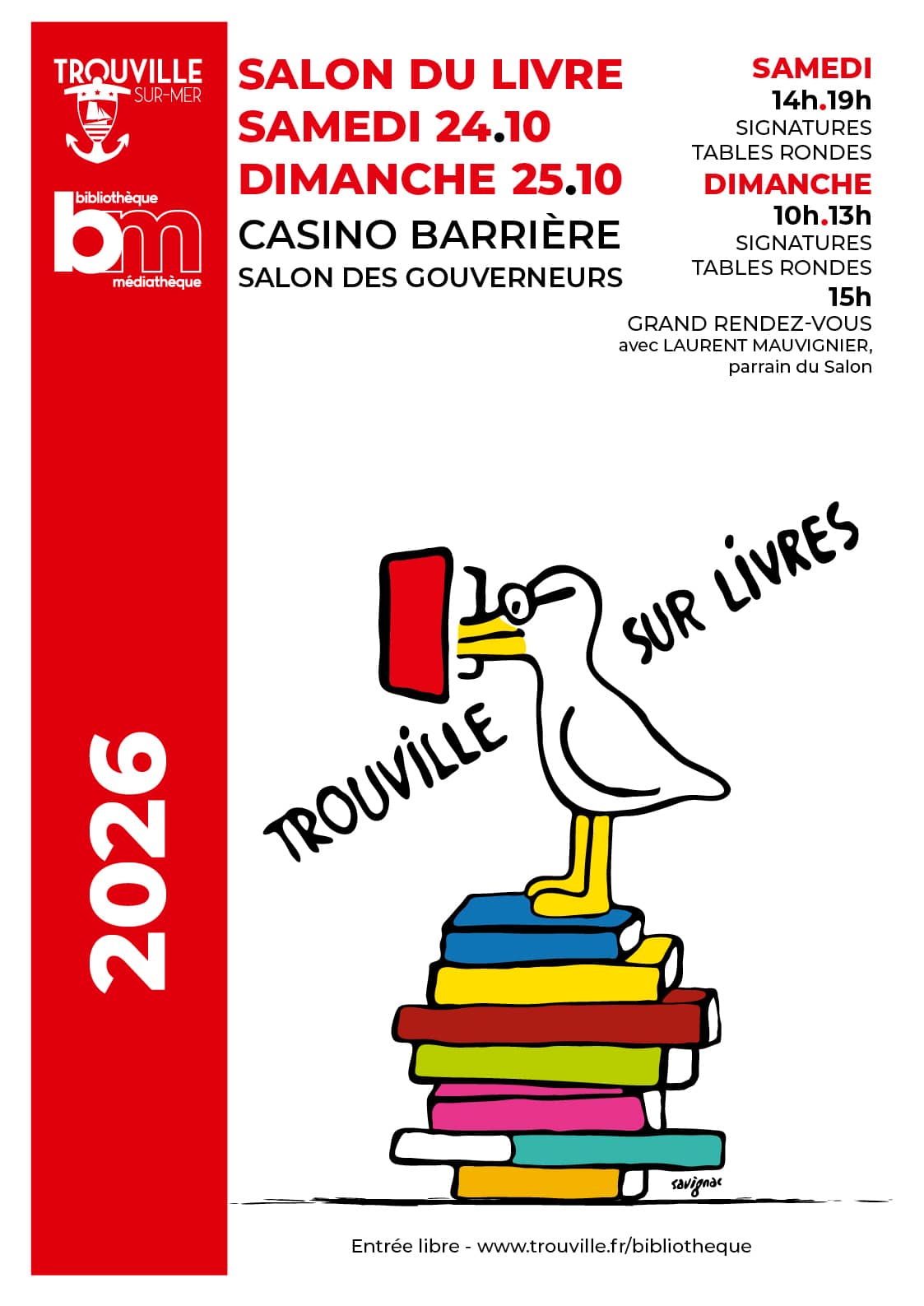 Illustration de l'événement : Salon du livre de Trouville-sur-Mer
