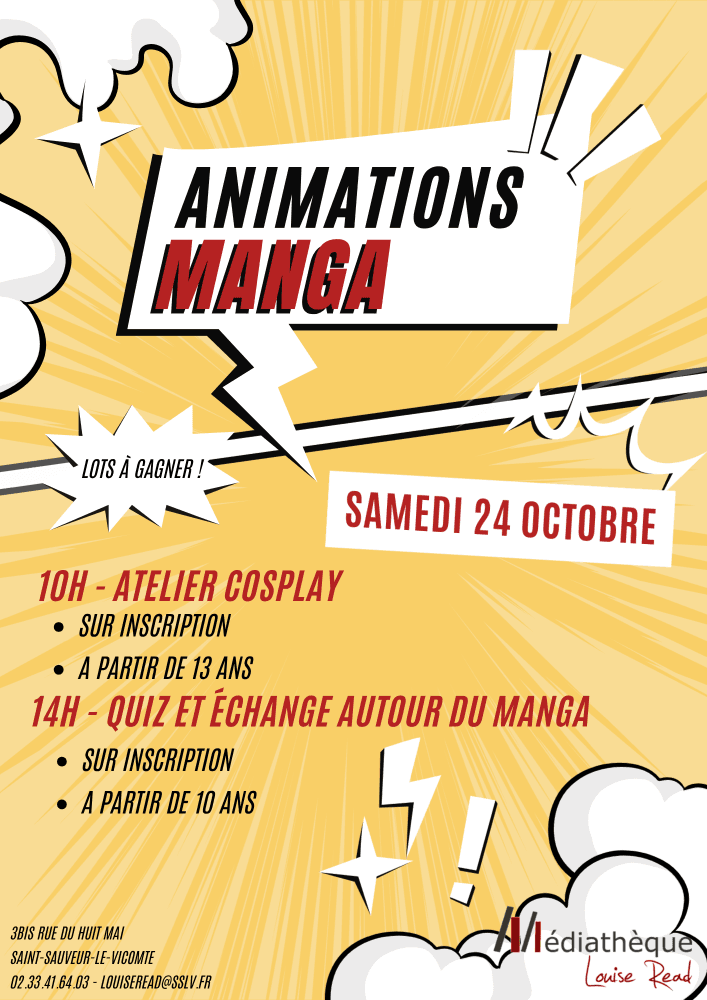 Illustration de l'événement : Animations manga