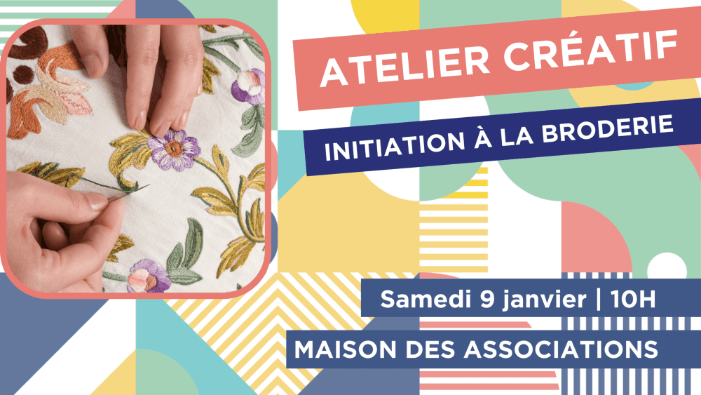 Illustration de l'événement : Initiation à la broderie traditionnelle