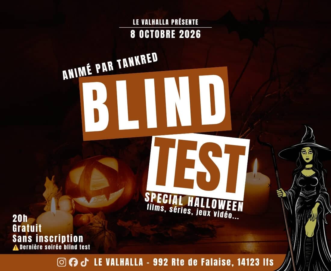 Illustration de l'événement : Blind test : Spécial Halloween (films, séries, jeux vidéo)