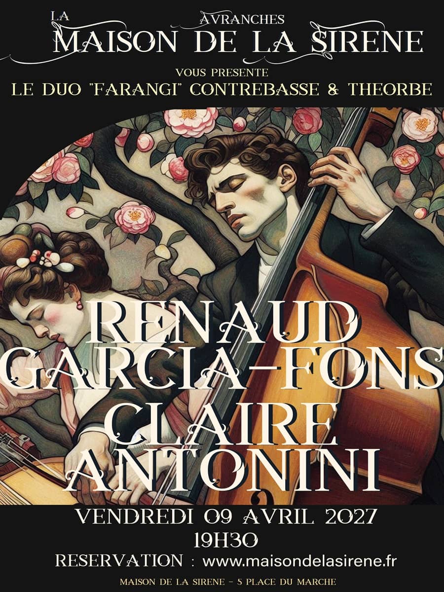 Illustration de l'événement : Concert Jazz - Musique du Monde > Renaud Garcia-Fons et Claire Antonini - Farangi
