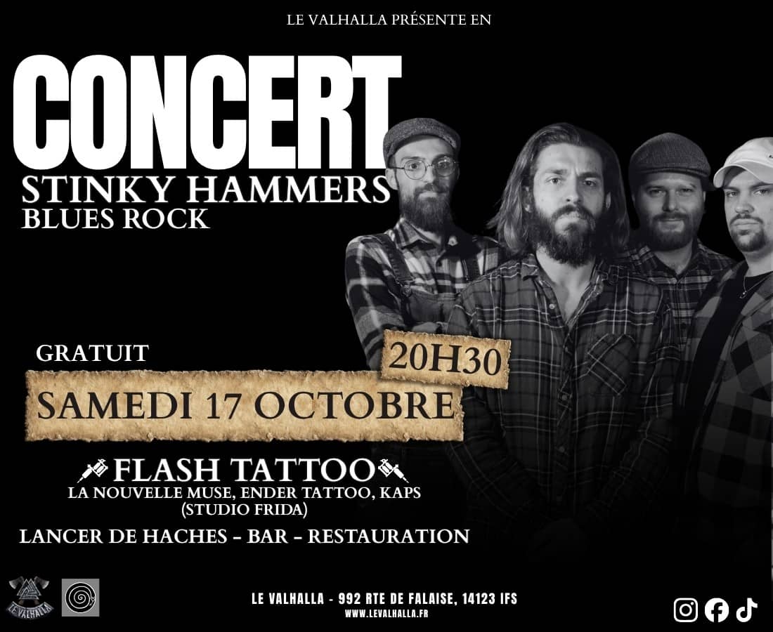 Illustration de l'événement : CONCERT STINKY HAMMERS AU VALHALLA