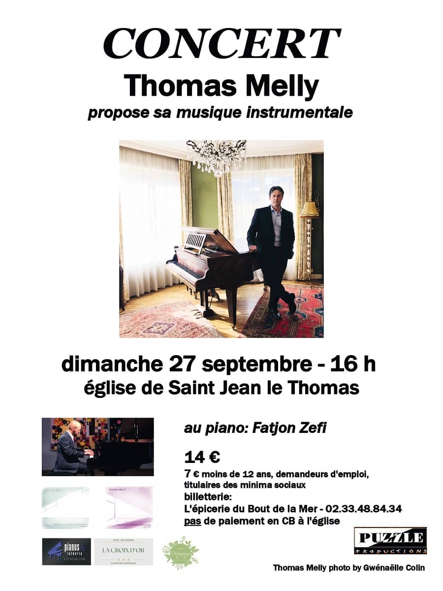 Illustration de l'événement : Concert - Thomas Melly propose sa musique instrumentale