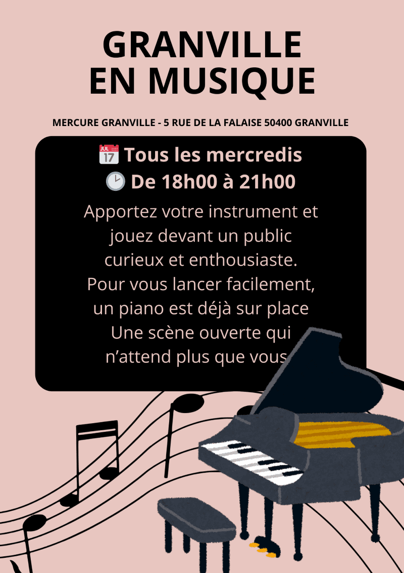 Illustration de l'événement : Granville en musique - scène ouverte
