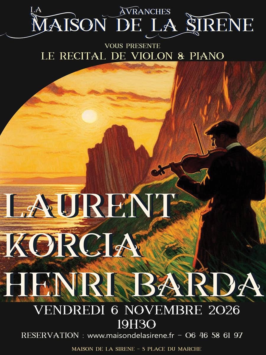 Illustration de l'événement : Concert musique classique > Laurent Korcia et Henri Barda - Rencontre