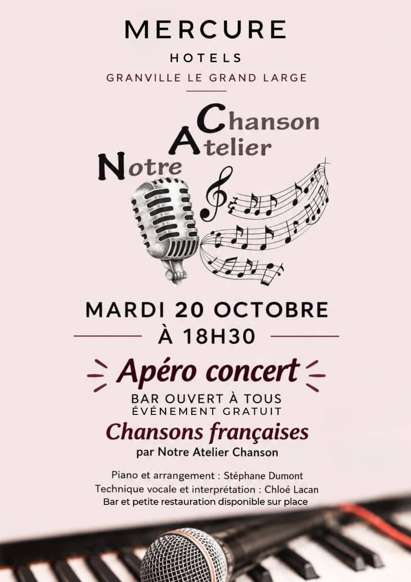 Illustration de l'événement : Apéro-concert avec : Notre Atelier Chanson