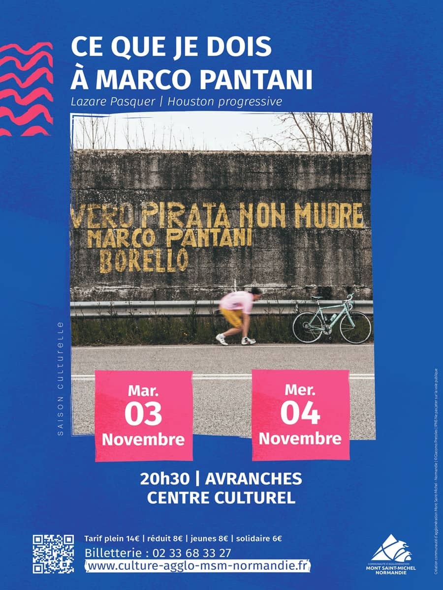 Illustration de l'événement : Saison Culturelle > Théâtre "Ce que je dois à Marco Pantani"