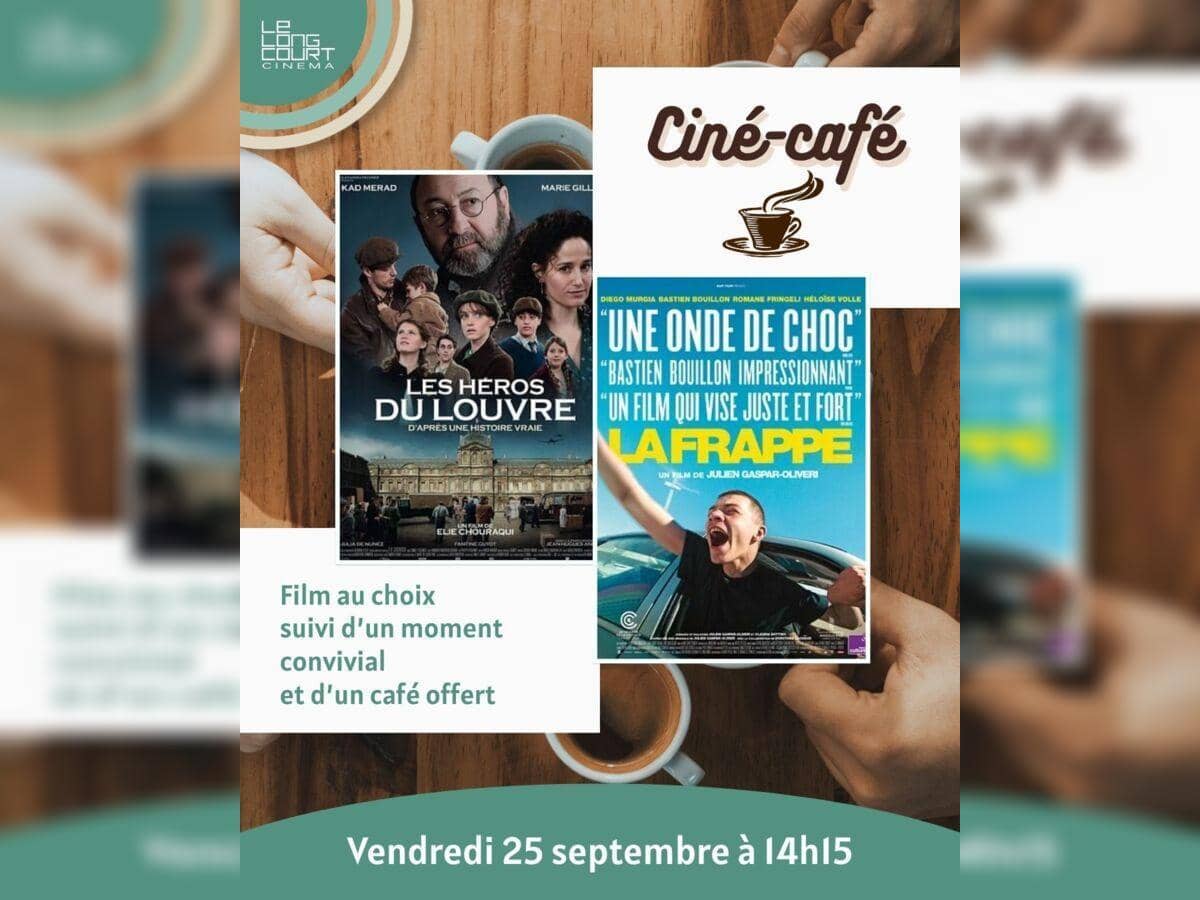 Illustration de l'événement : Ciné-café "Les héros du louvre" ou "La frappe"