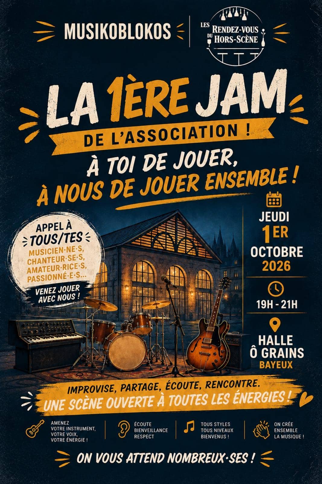 Illustration de l'événement : 1ère Jam de l'association Musikoblokos
