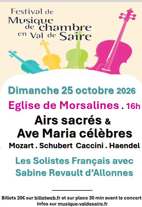Illustration de l'événement : Concert : Airs sacrés & Ave Maria célèbres