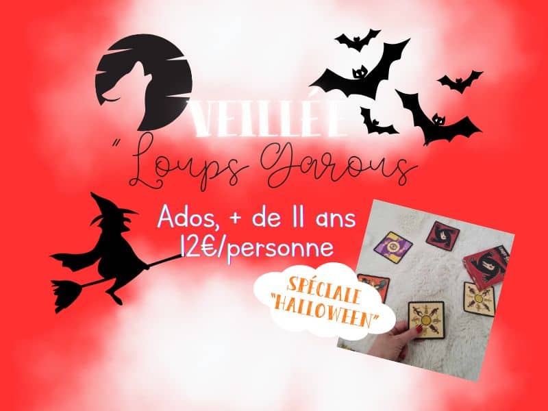 Illustration de l'événement : Veillée loups-garous +11 ans (spéciale Halloween)
