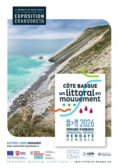 Illustration de l'événement : Exposition - Côte basque, un littoral en mouvement