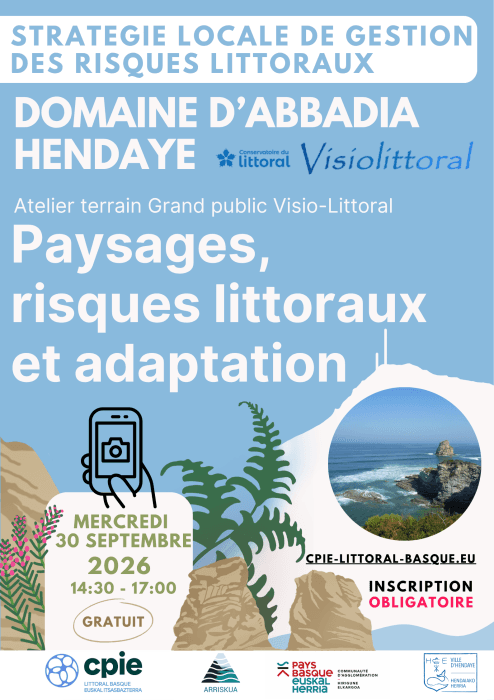 Illustration de l'événement : Atelier terrain - Paysages, risques littoraux et adaptation