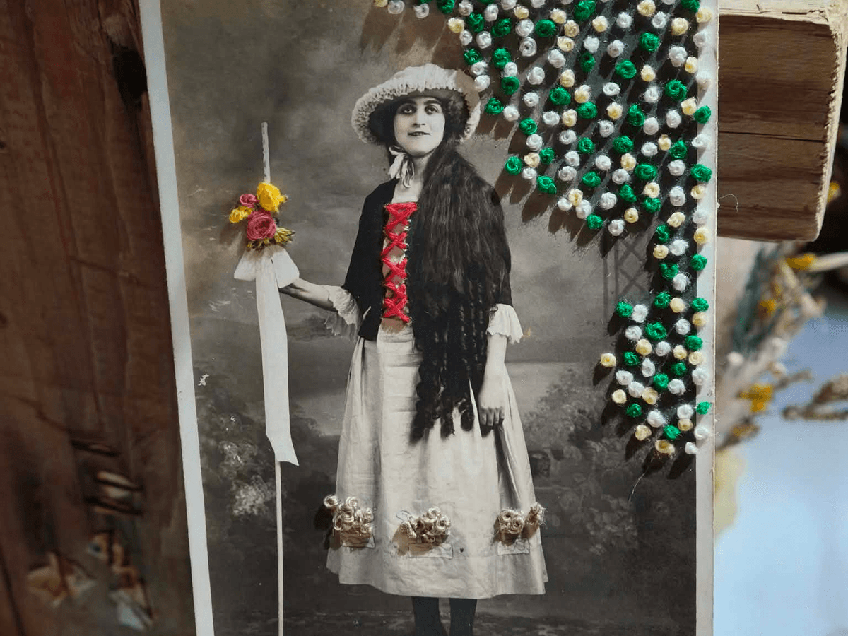 Illustration de l'événement : Atelier Broderie sur photo et carte ancienne