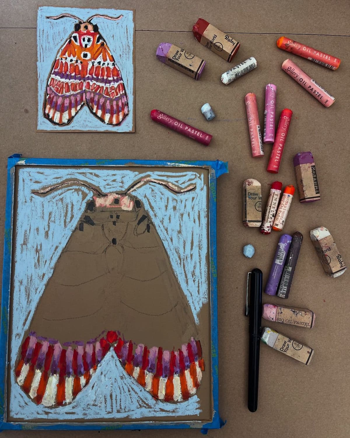Illustration de l'événement : Atelier du samedi - Jolis insectes à la craie grasse