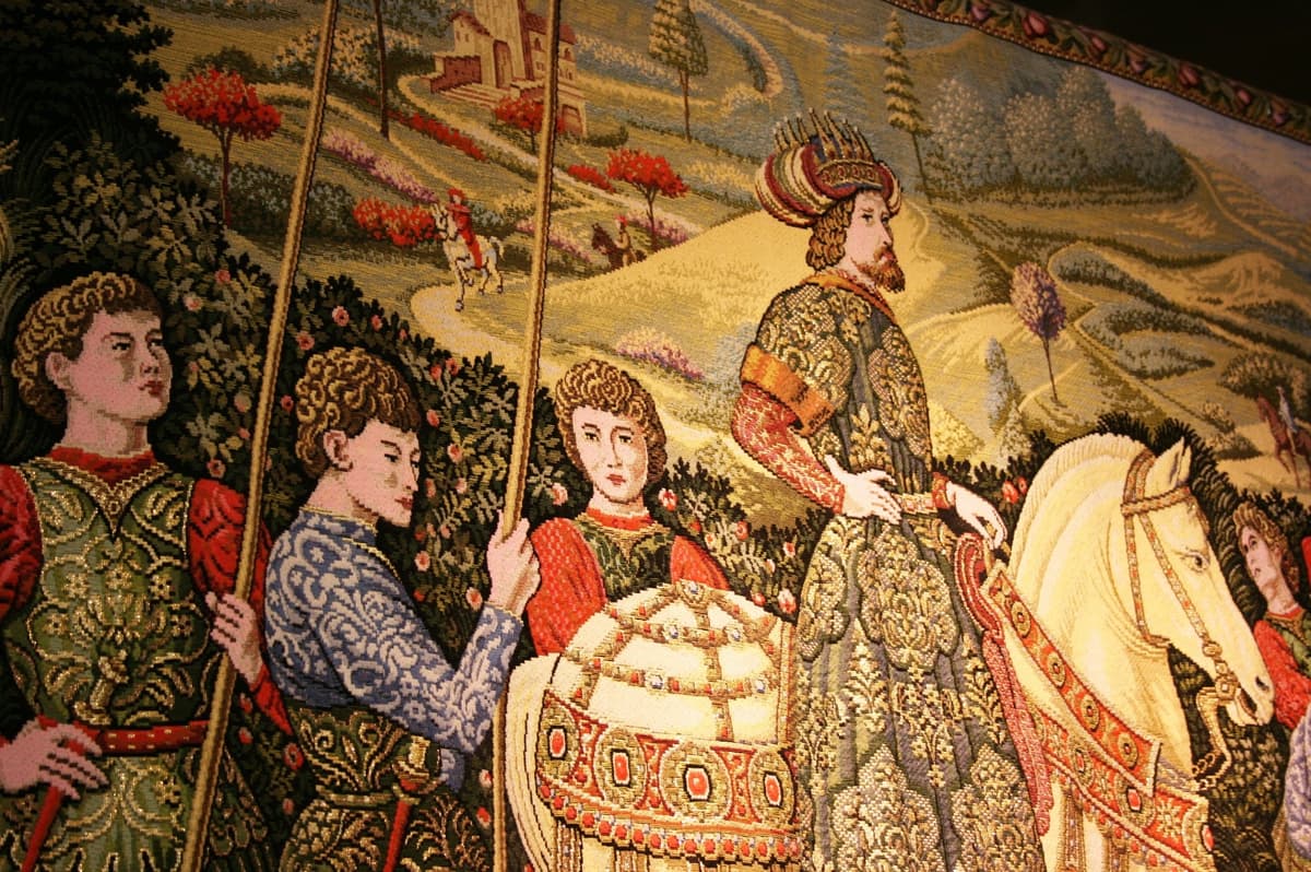 Illustration de l'événement : Castrum de Ségur : La tapisserie un art somptuaire du Moyen Âge