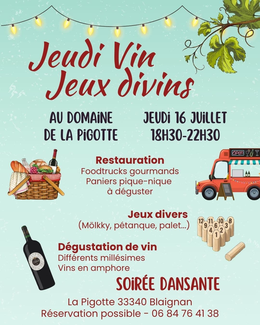 Illustration de l'événement : Jeudi Vin Jeux Divins
