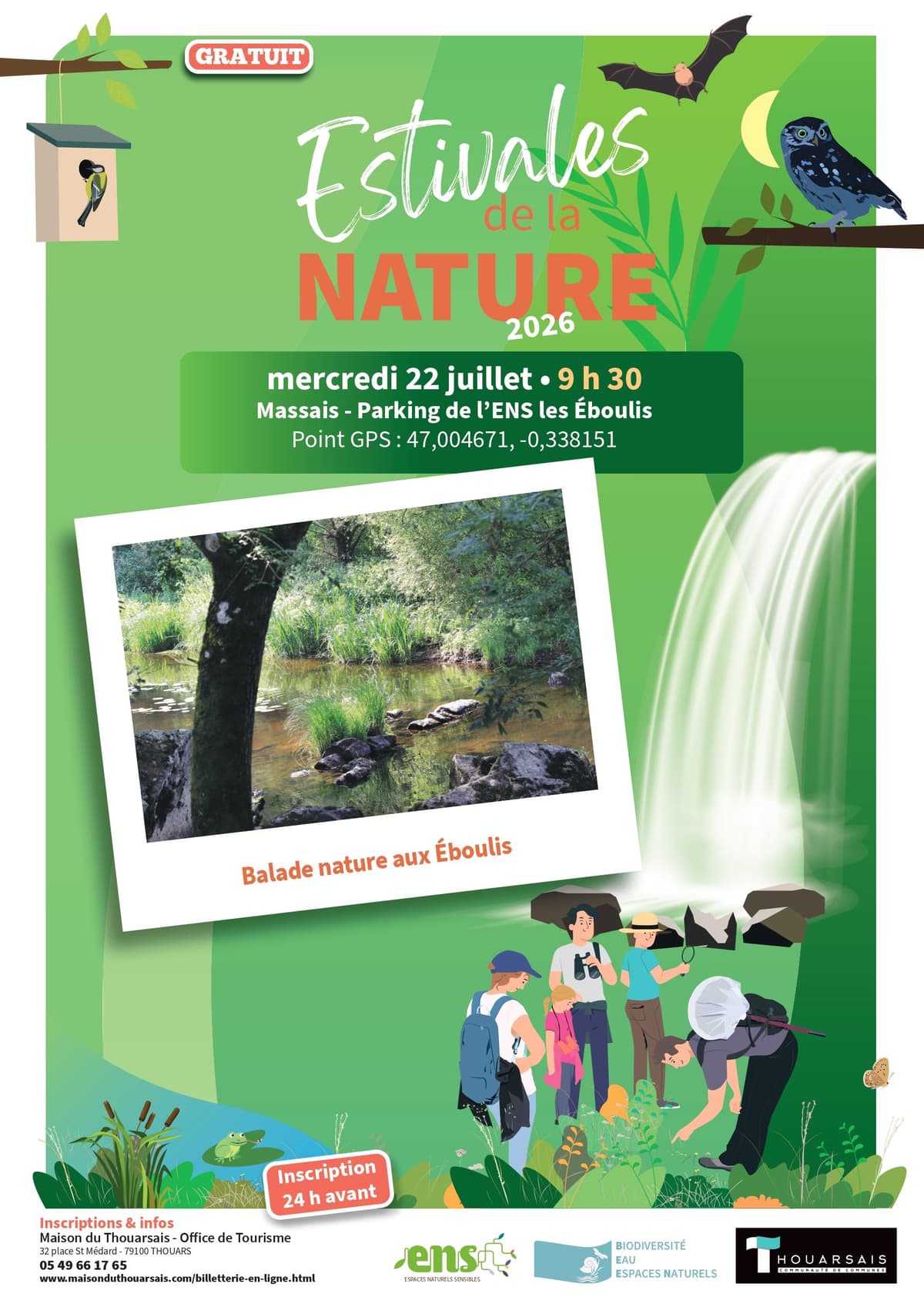 Illustration de l'événement : LES ESTIVALES DE LA NATURE : Balade nature aux eboulis de Massais