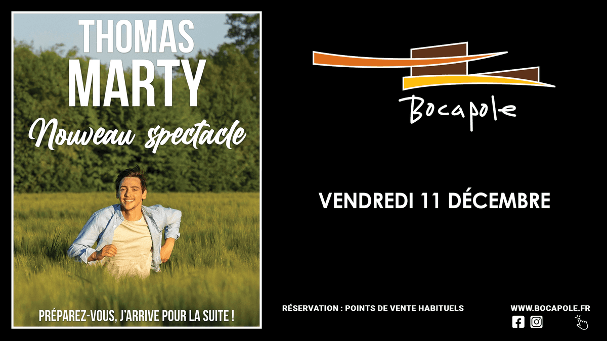 Illustration de l'événement : Spectacle - Thomas Marty