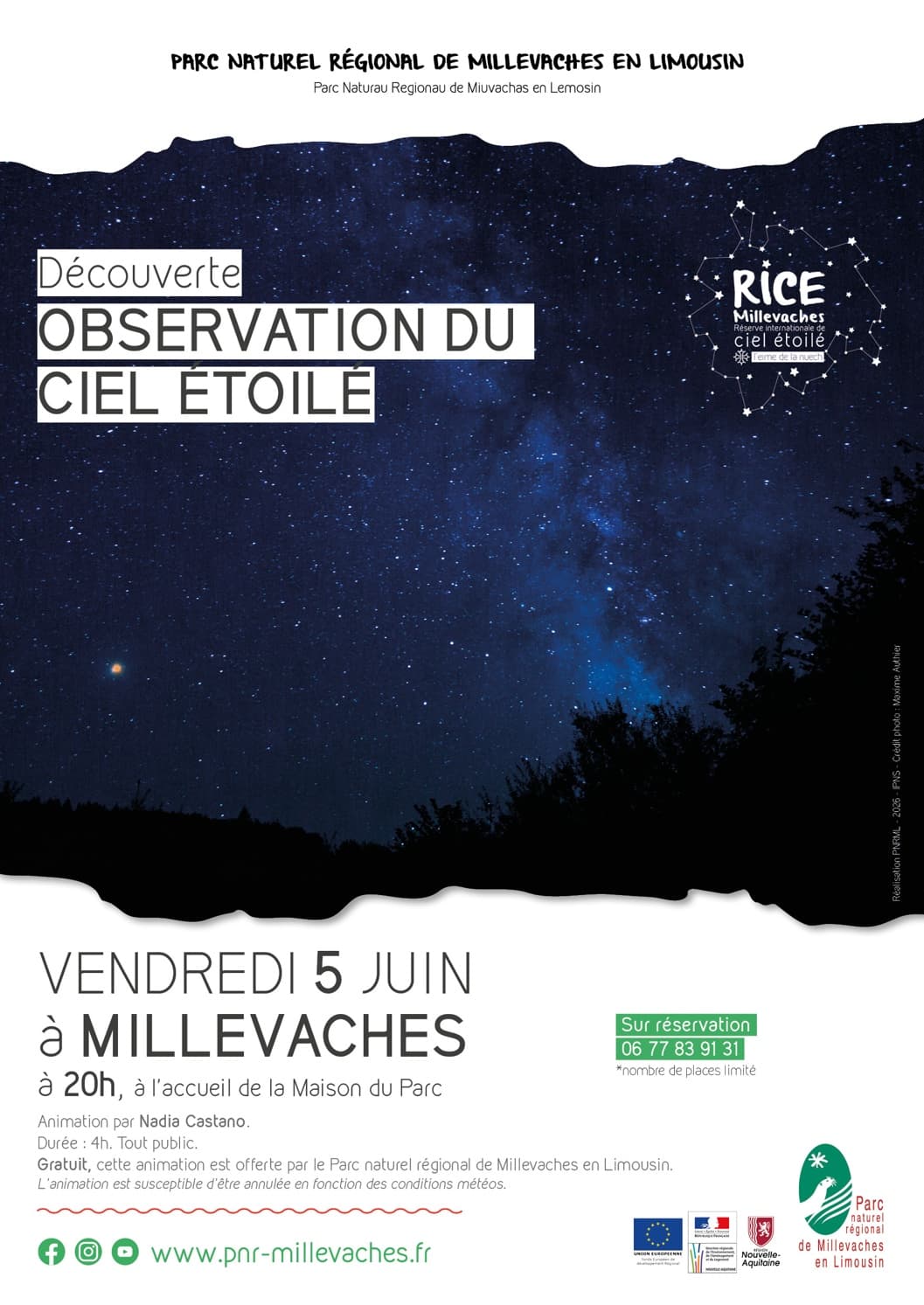 Illustration de l'événement : Observation du ciel étoilé