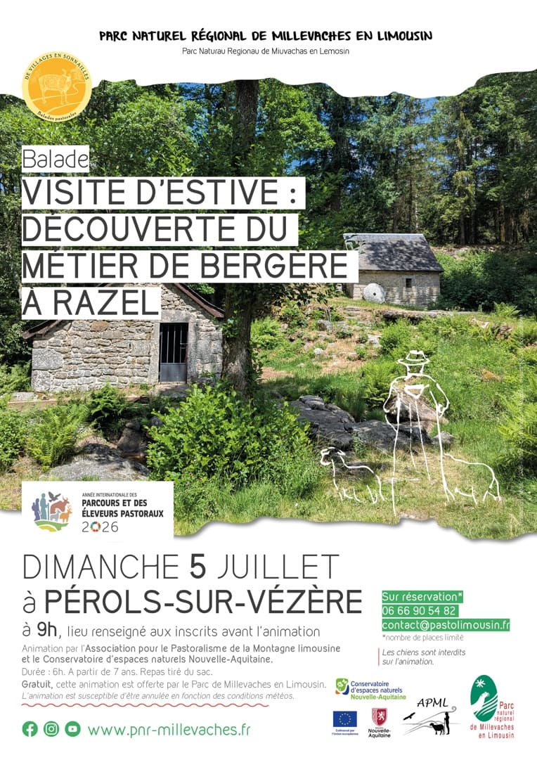 Illustration de l'événement : Visite d'estive : découverte du métier de bergère à Razel