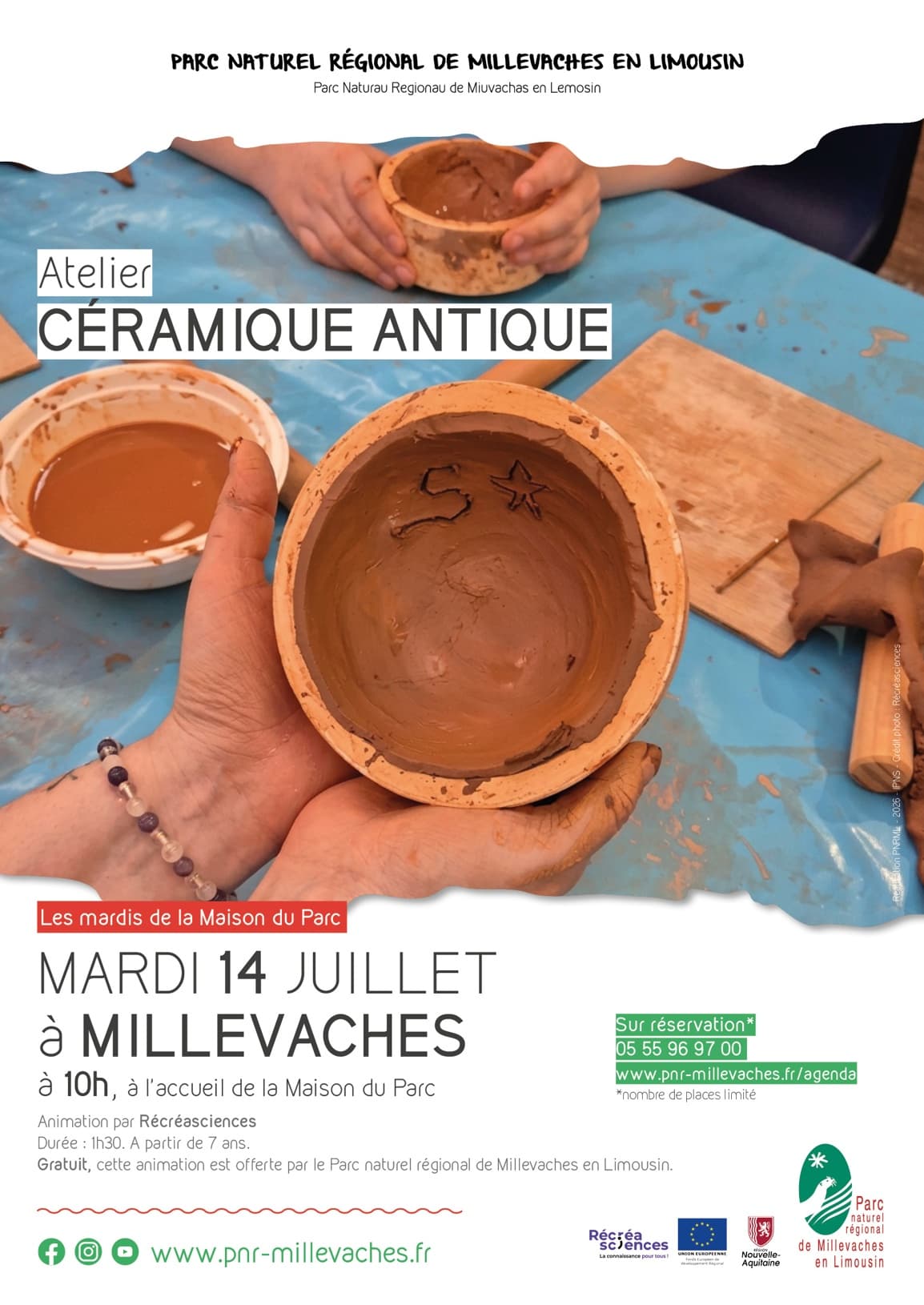 Illustration de l'événement : Atelier céramique antique
