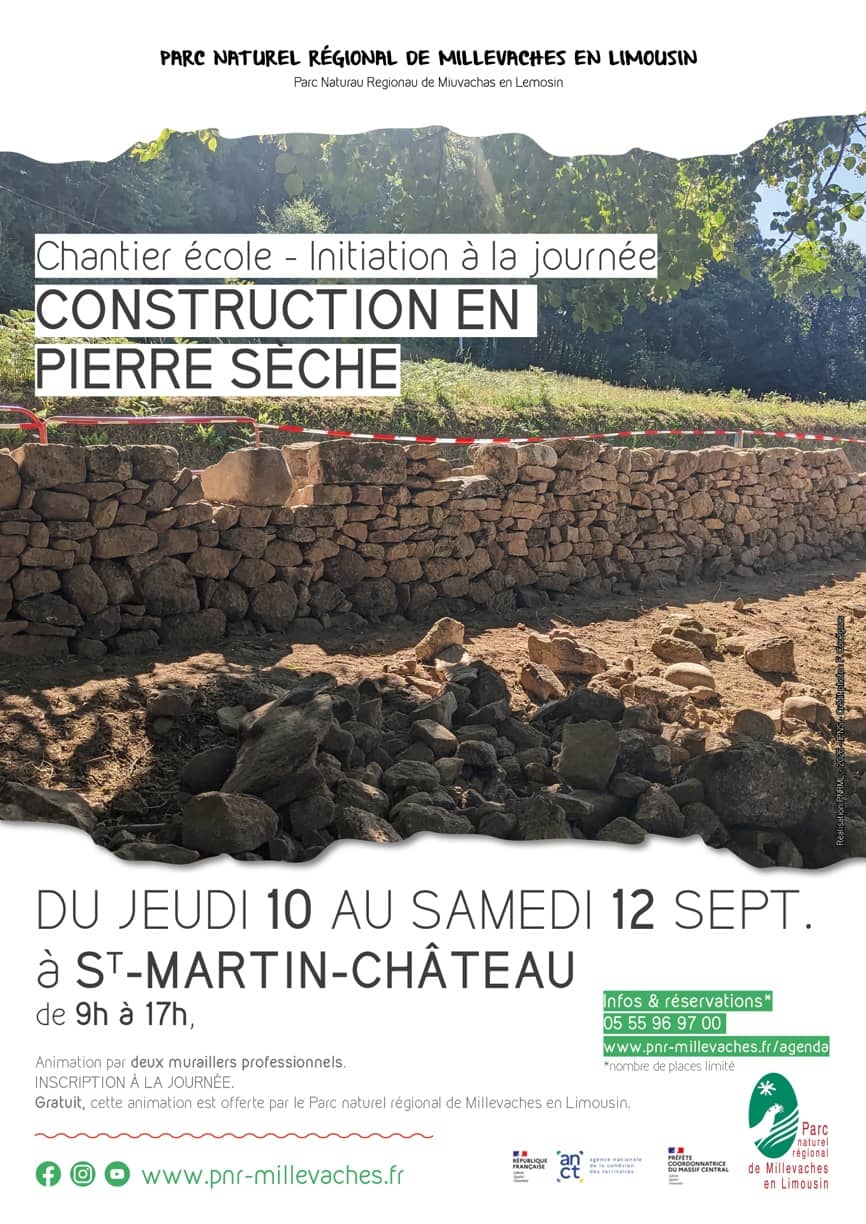 Illustration de l'événement : Chantier école de construction en pierre sèche - Initiation à la journée