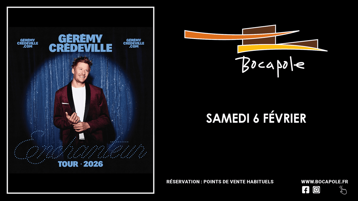 Illustration de l'événement : Spectacle - Gérémy Crédeville