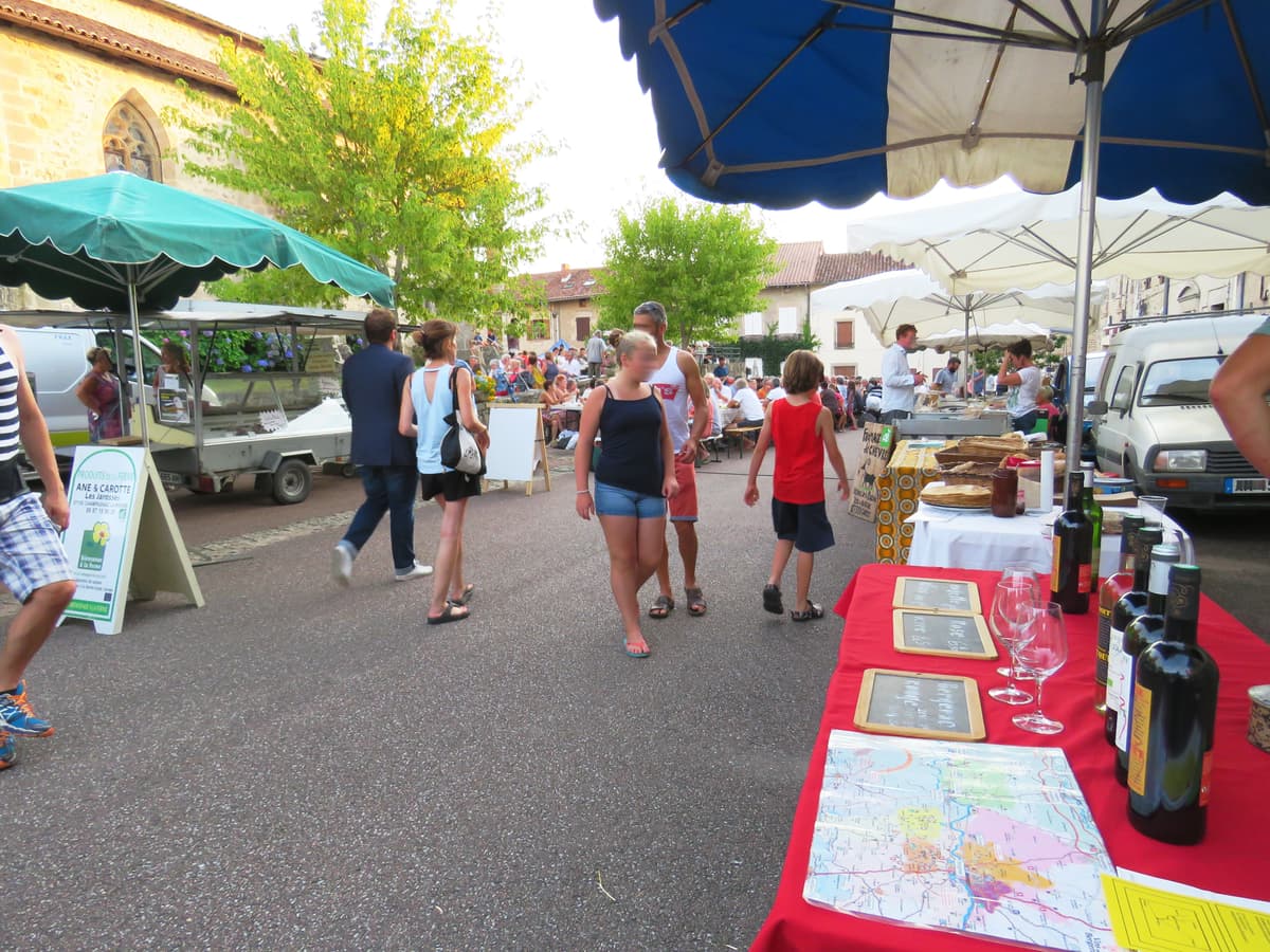 Illustration de l'événement : Marché fermier semi-nocturne à Champagnac-la-Rivière