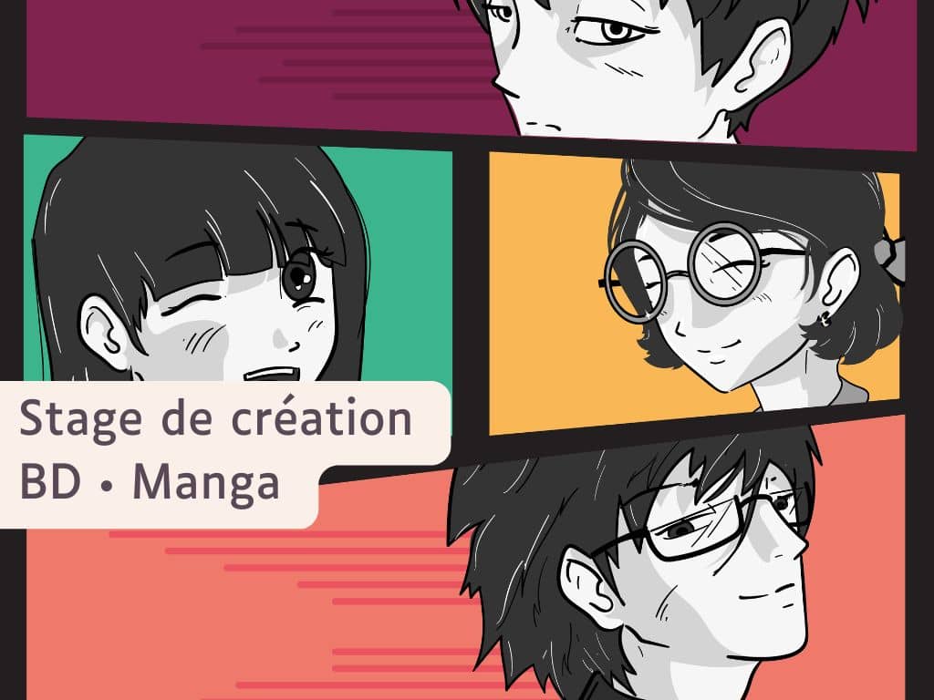 Illustration de l'événement : Stage de création BD/ Manga au Moulin du Got
