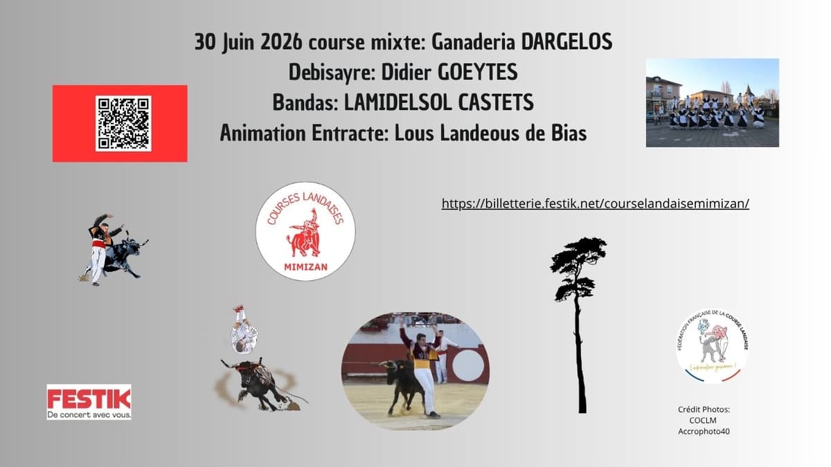 Illustration de l'événement : Course Landaise