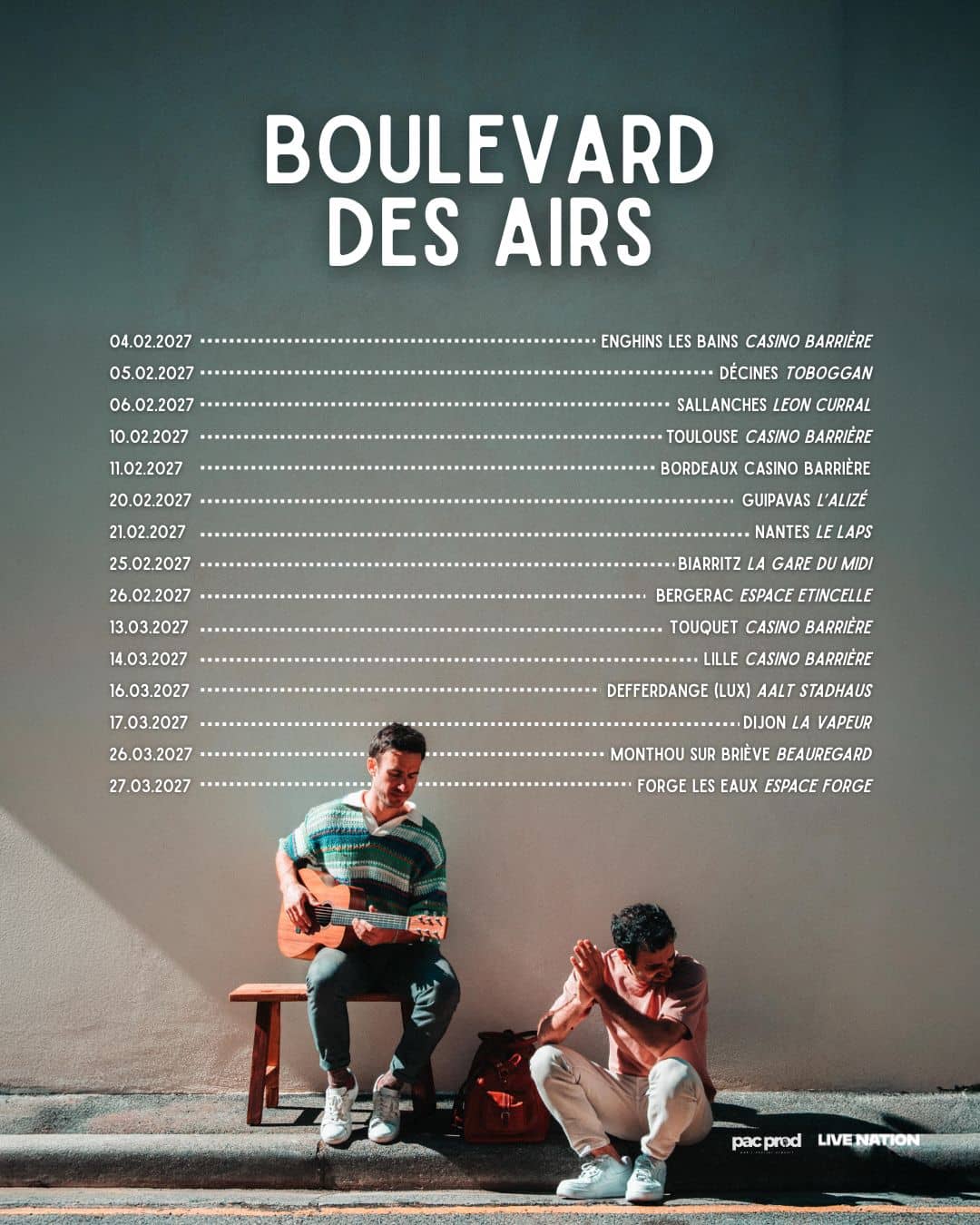 Illustration de l'événement : Boulevard des Airs
