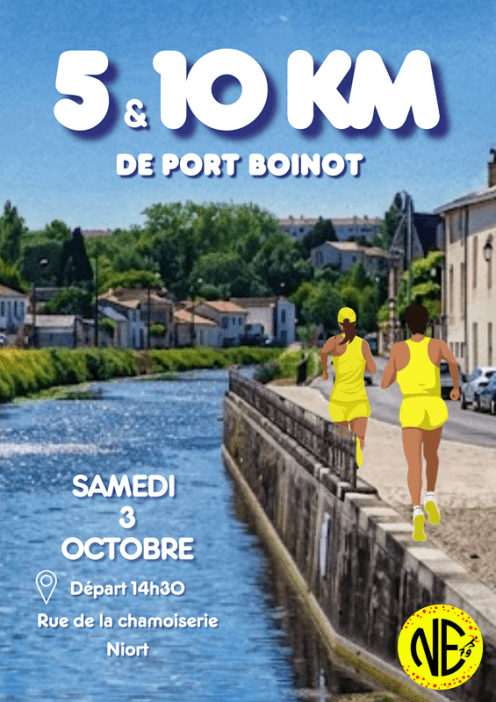 Illustration de l'événement : Course à pied - Les 5 & 10 km de Port Boinot à Niort