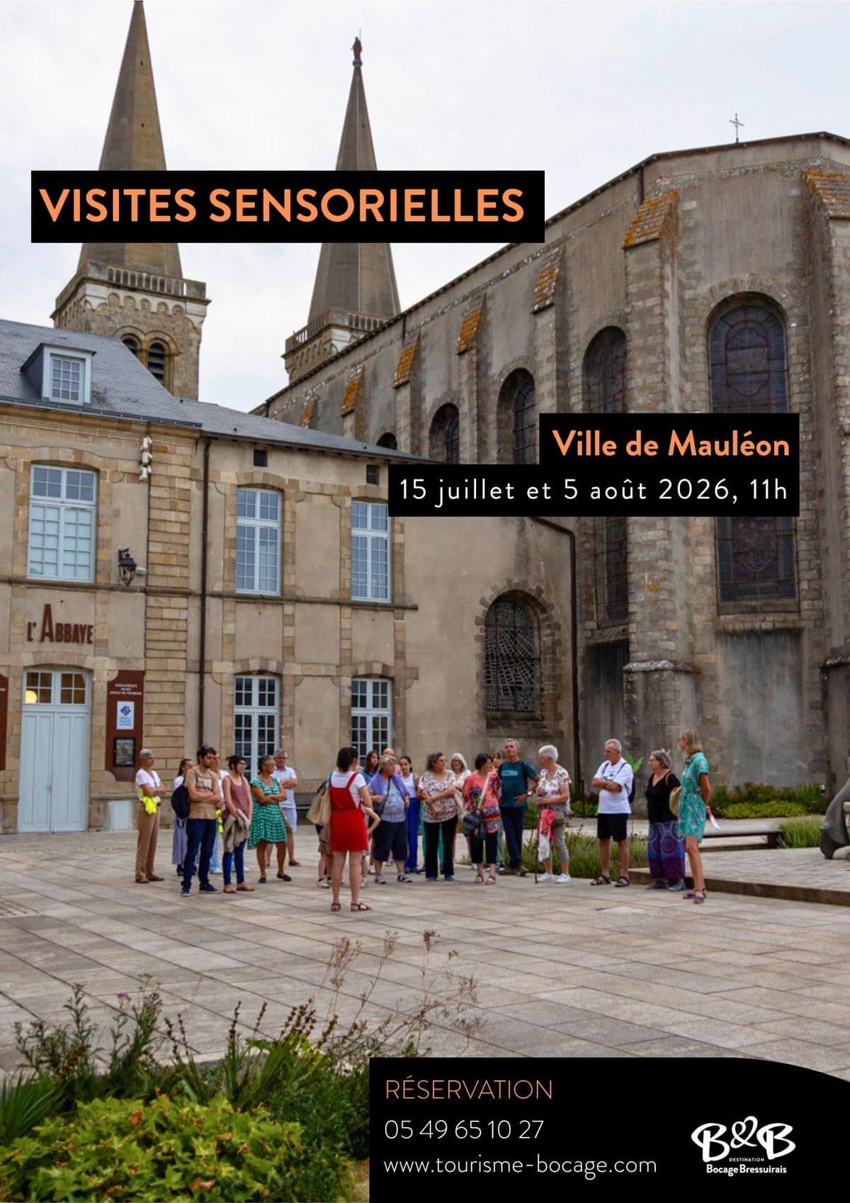 Illustration de l'événement : Visites sensorielles - Ville de Mauléon