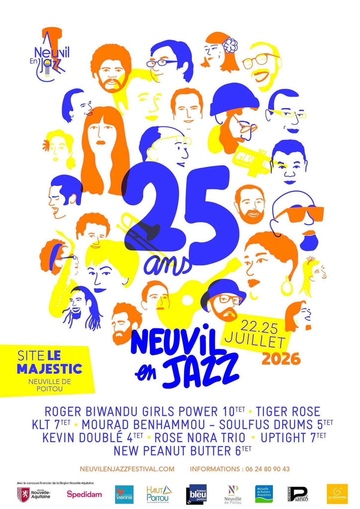 Illustration de l'événement : Neuvil'en Jazz - 25ème édition