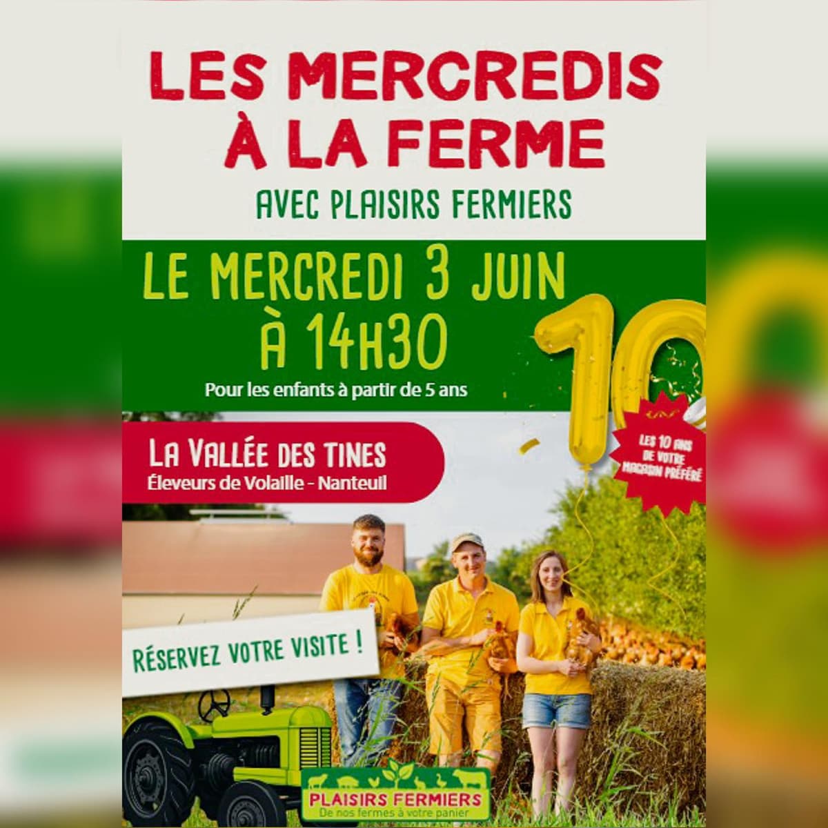Illustration de l'événement : Les mercredis à la ferme