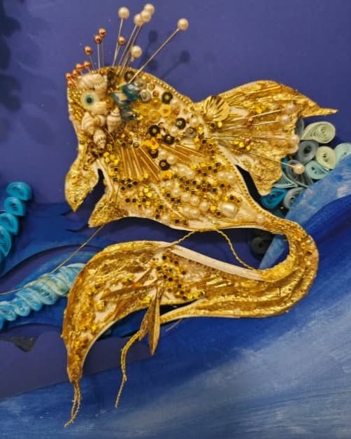 Illustration de l'événement : Atelier broderies au fil d'or avec Carine Borderie à la Maison du Père Castor