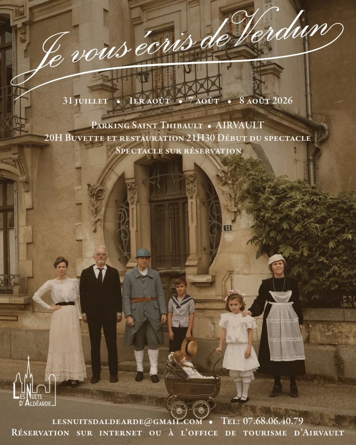 Illustration de l'événement : Spectacle "Je vous écris de Verdun..."