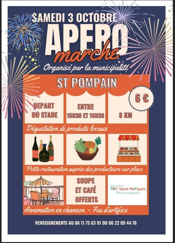 Illustration de l'événement : Apéro marche et feu d'artifice