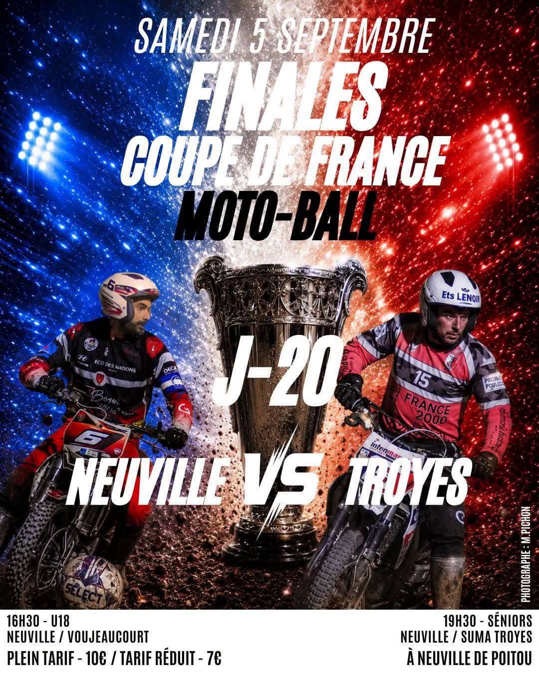 Illustration de l'événement : Finales Coupe de France Motoball - Neuville VS Troyes