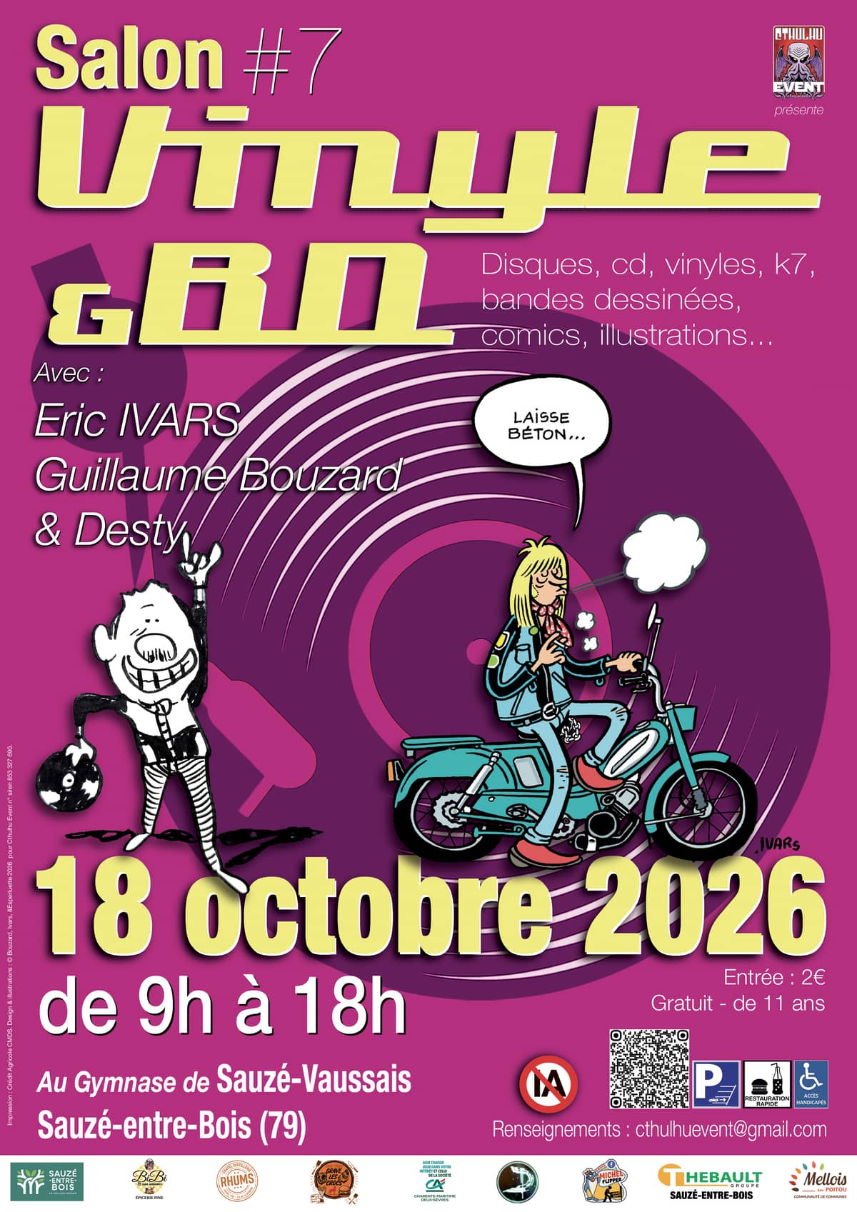 Illustration de l'événement : Salon du vinyle et bd - 7éme édition
