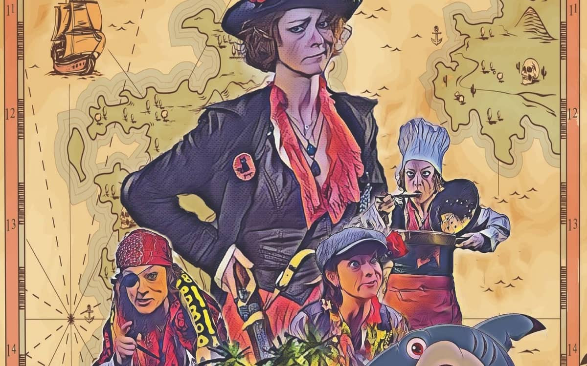 Illustration de l'événement : Ambre la rouge et l'île mystérieuse