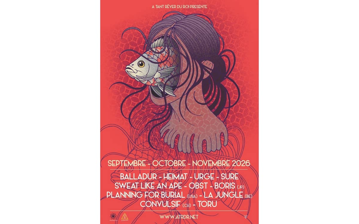 Illustration de l'événement : Concert de Boris (Japon) + Planning for Burial (USA)