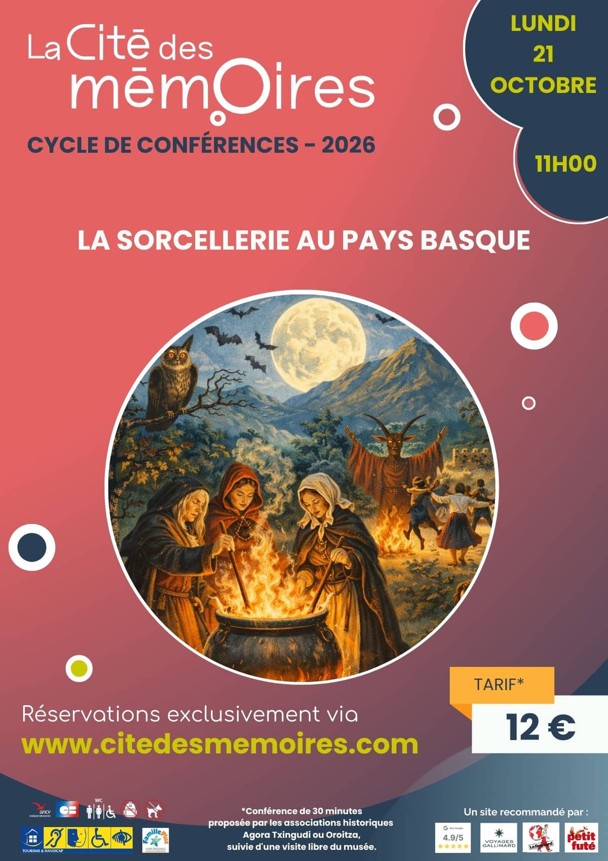 Illustration de l'événement : Conférence "La sorcellerie au Pays Basque"